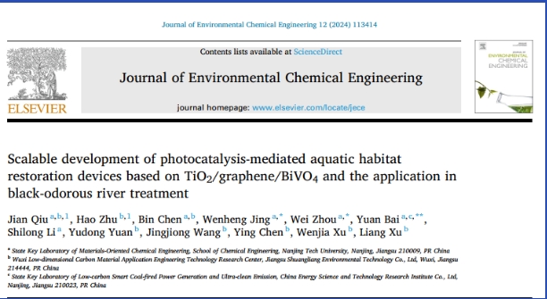 科研聚焦｜九游会品牌环境研发团队发表SCI期刊文章